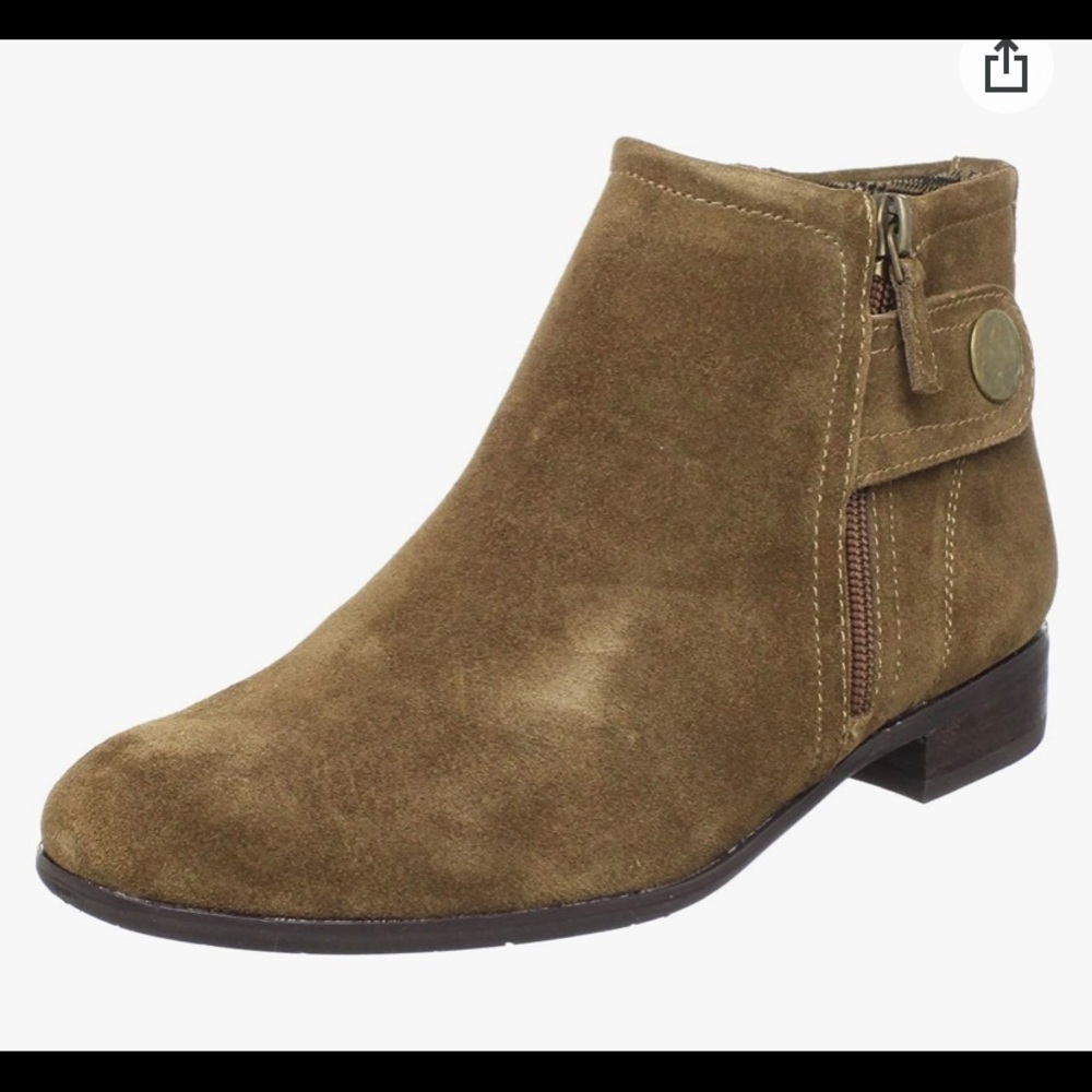 Franco Sarto Women's Rent Ankle Boot, Olive, Size 8